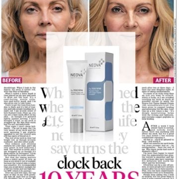 NEOVA Tissue Repair featured in the Daily Mail